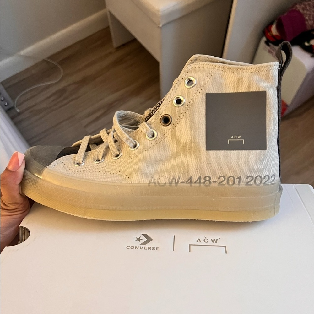Converse x A-COLD-WALL* Beige and Black High-Tops